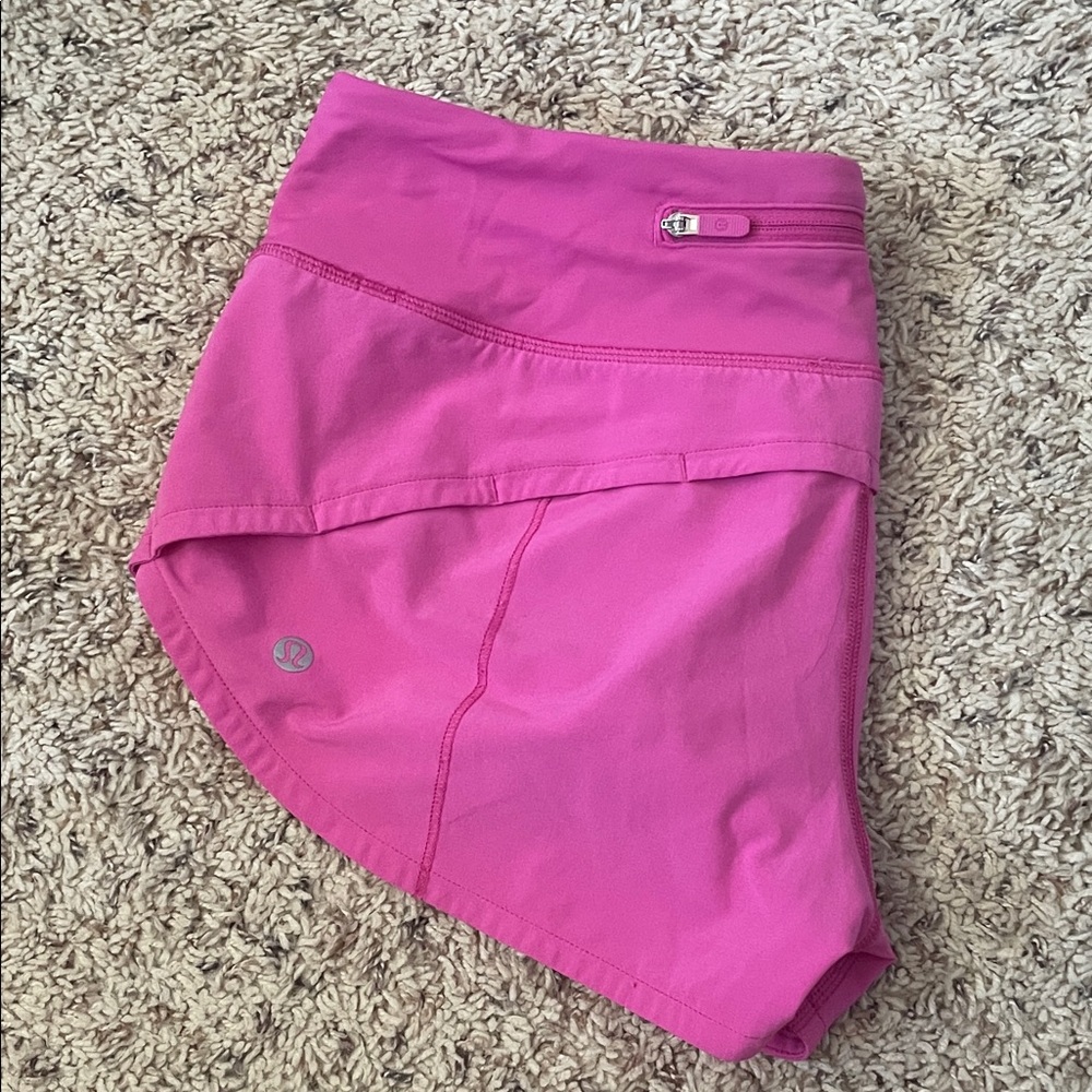 Lululemon Women's Sonic Pink Speed Up Shorts